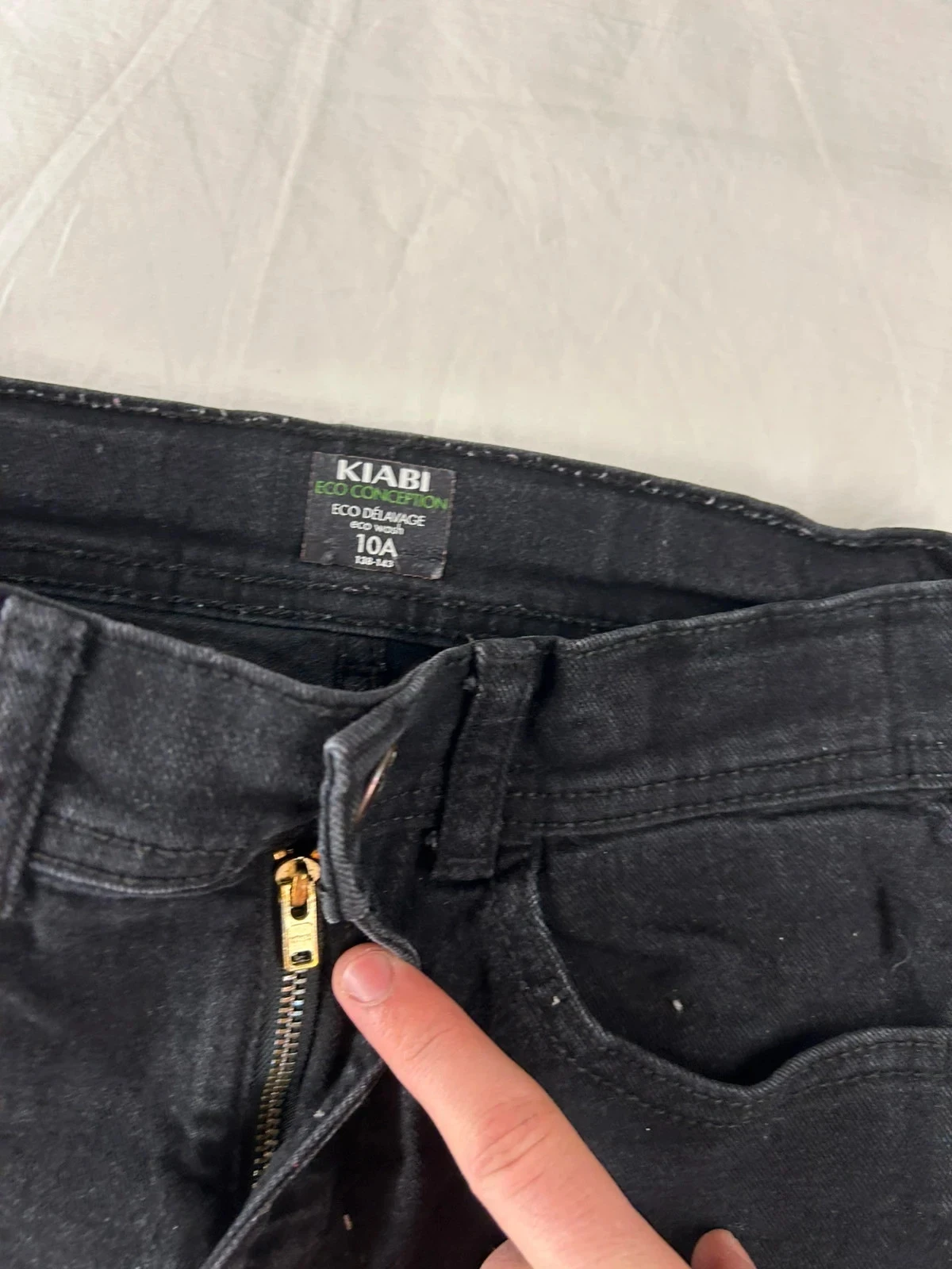 Zwarte slim fit jeans van Kiabi – photo 6